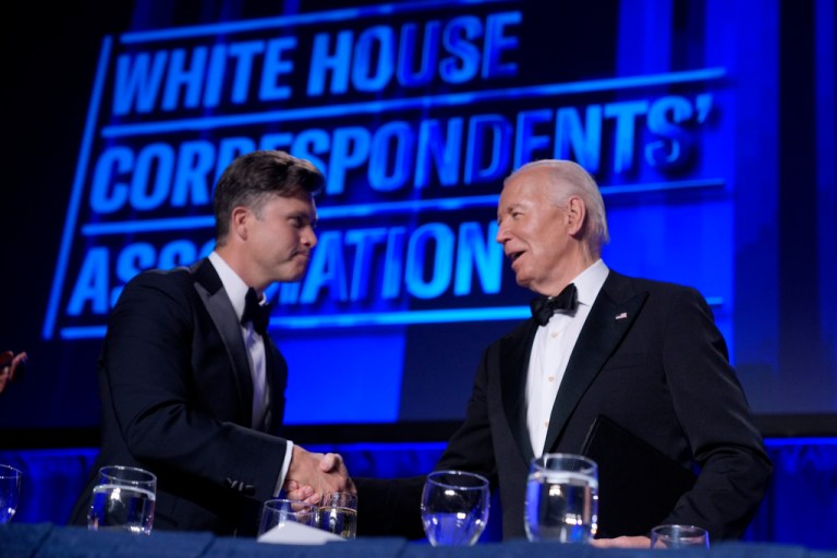 Colin Jost roasts Biden and Trump at White House Correspondents’ Dinner