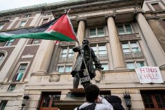 Columbia University protesters face expulsion after breaking into and occupying school building