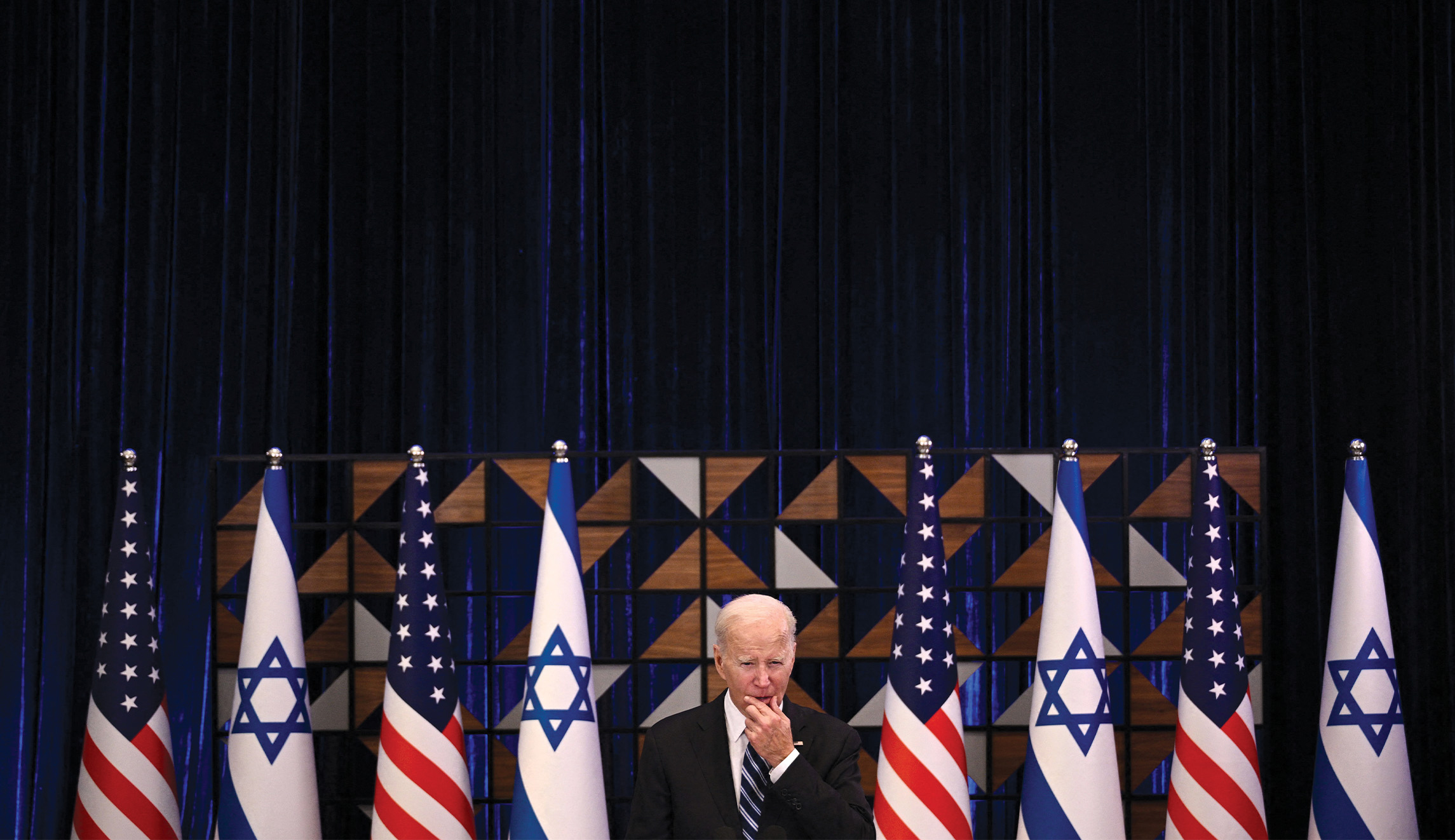 Biden bows to left-wing staff on Israel