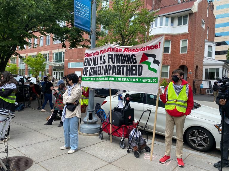 George Washington University erupts with pro-Palestinian protests