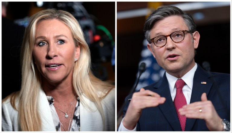 MTG plans meeting with Johnson as she dangles threat to take speaker’s gavel away