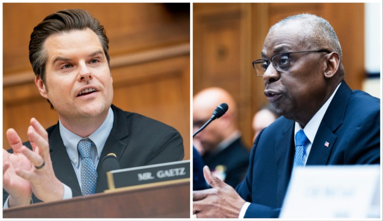 Matt Gaetz Lloyd Austin
