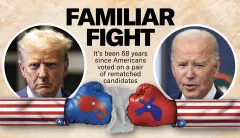 Grudge rematch: First presidential rerun in 68 years set for November