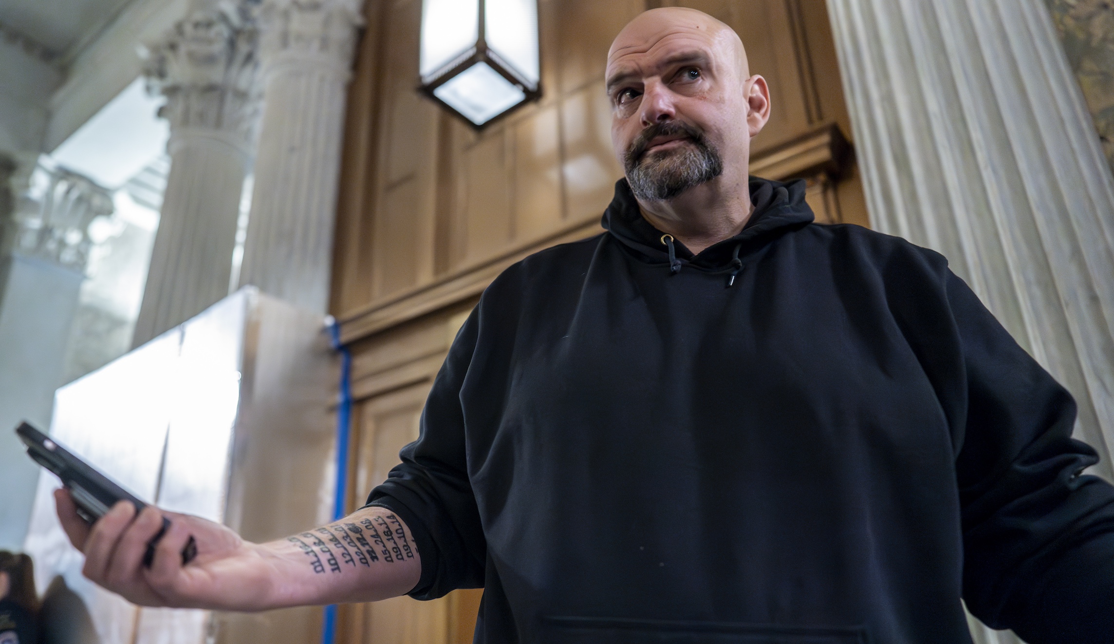 John Fetterman declares he is ‘not woke’ when asked about squatter rights