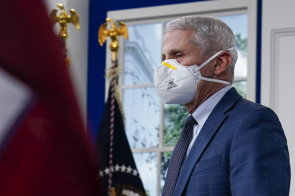 Fauci says no evidence for pandemic guidance on masking or social distancing