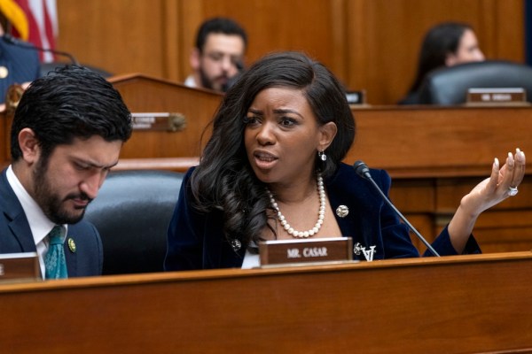 Democrat fundraising off MTG roast to ‘save democracy’