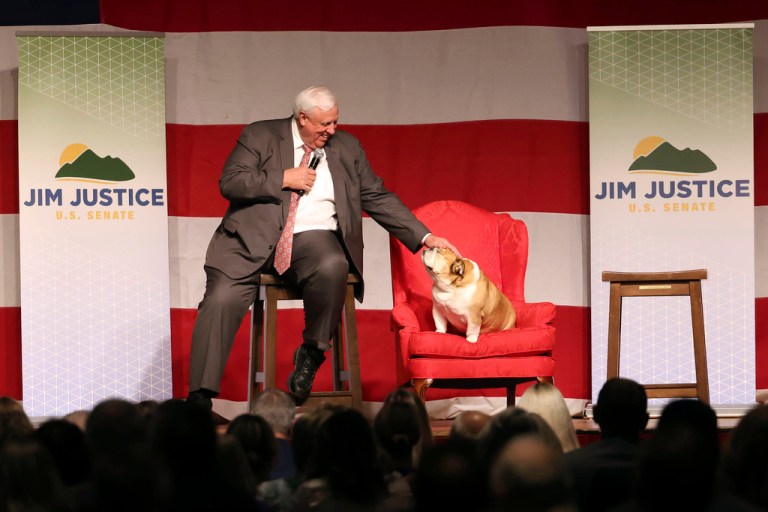 Jim Justice wins West Virginia Senate race in major pickup for Republicans
