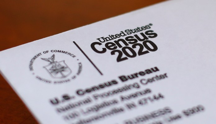 An envelope containing a 2020 census letter mailed to a U.S. resident is seen, April 5, 2020, in Detroit. For the first time in 27 years, the U.S. government on Thursday, March 28, 2024, changed how it categorizes people by race and ethnicity, an effort that federal officials believe will more accurately count residents who identify as Hispanic and of Middle Eastern and North African heritage.