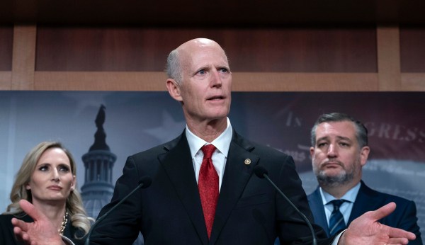 Rick Scott launches second run to replace McConnell as GOP leader