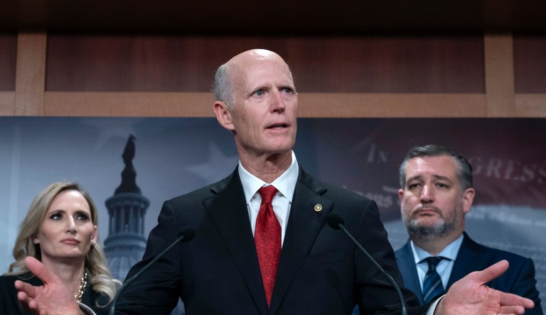 Rick Scott launches second run to replace McConnell as GOP leader