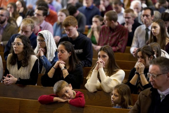 They were supposed to leave the church. Instead, Gen Z is packing it