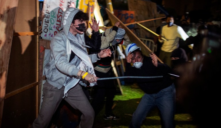 UCLA will resume in-person classes Monday after clashes on campus