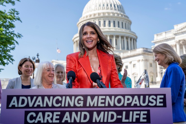Halle Berry celebrates taking the ‘shame’ out of menopause in new legislation