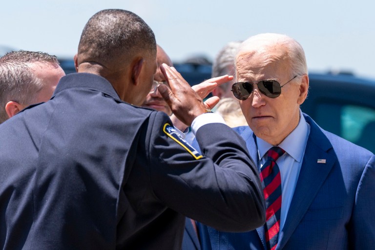 Biden pays respect to Charlotte officers, spotlighting 2024 ‘law and order’ tightrope
