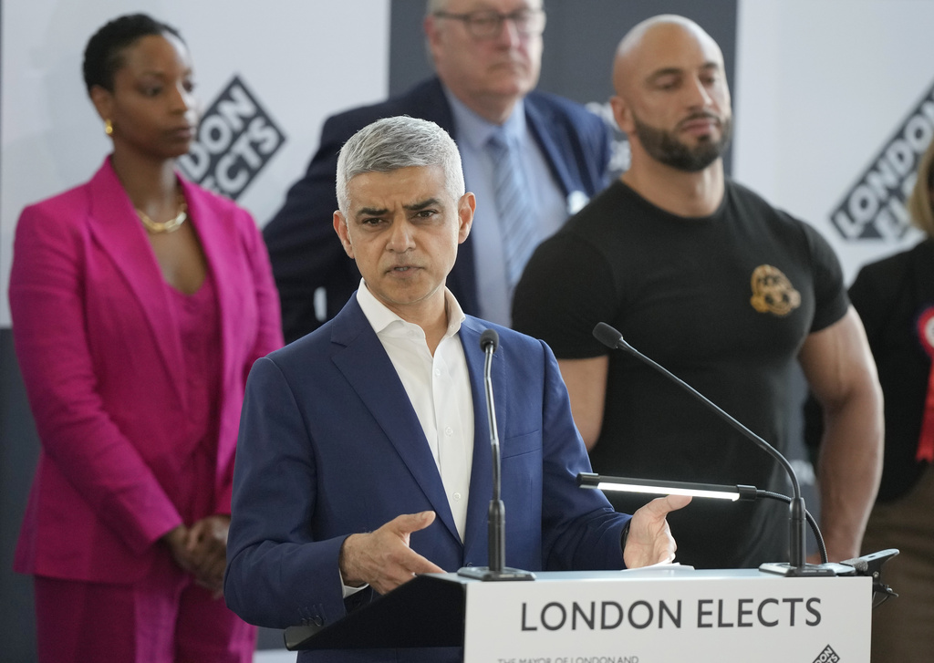 Sadiq Khan becomes first London mayor to win a third term