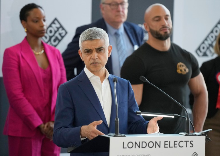 Sadiq Khan becomes first London mayor to win a third term