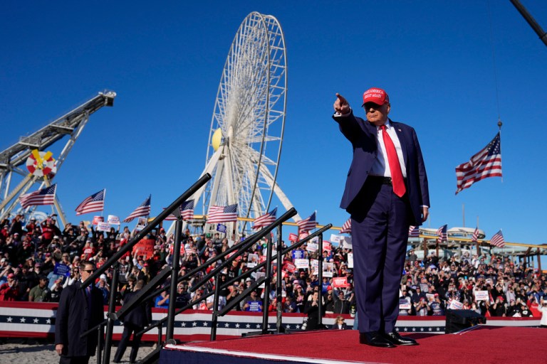 Will people who attend Trump rallies also volunteer time to help register voters?