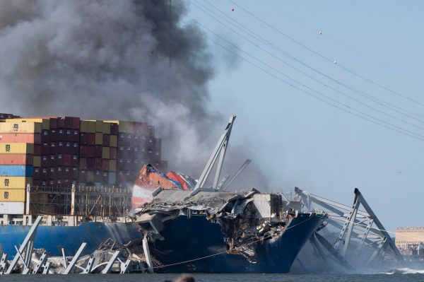 Cargo ship that crashed into Baltimore bridge suffered power blackout hours before leaving port