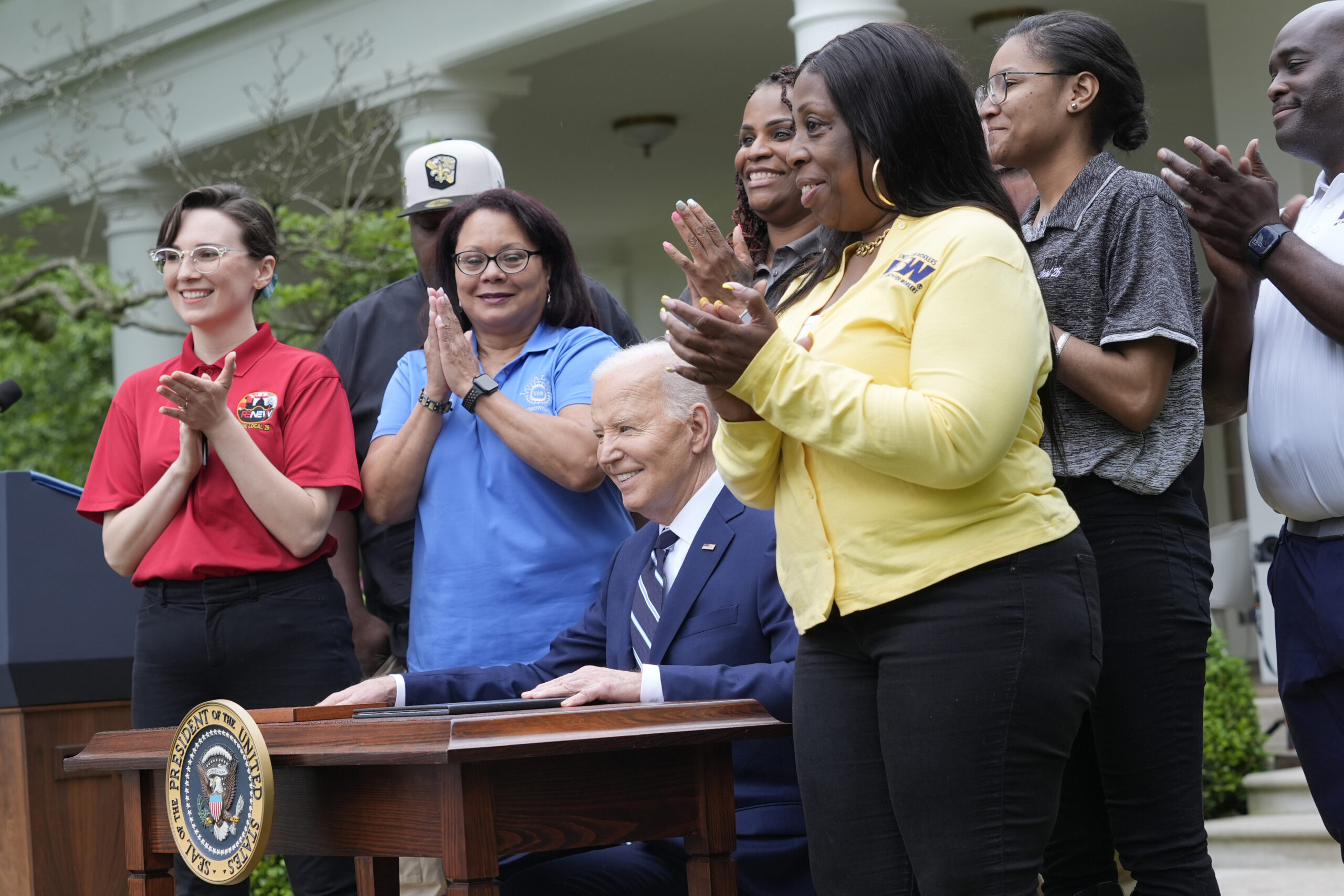Biden boosts union workers and hits Trump with China tariffs rollout