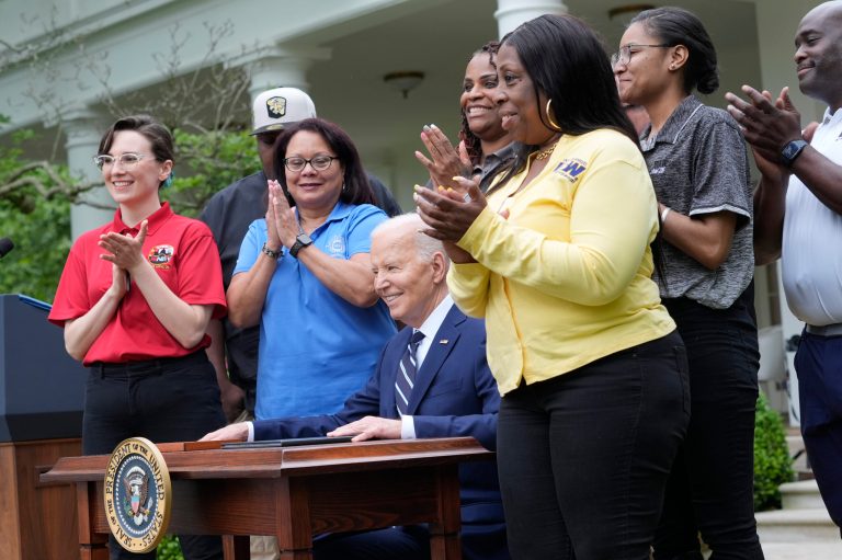 Biden boosts union workers and hits Trump with China tariffs rollout