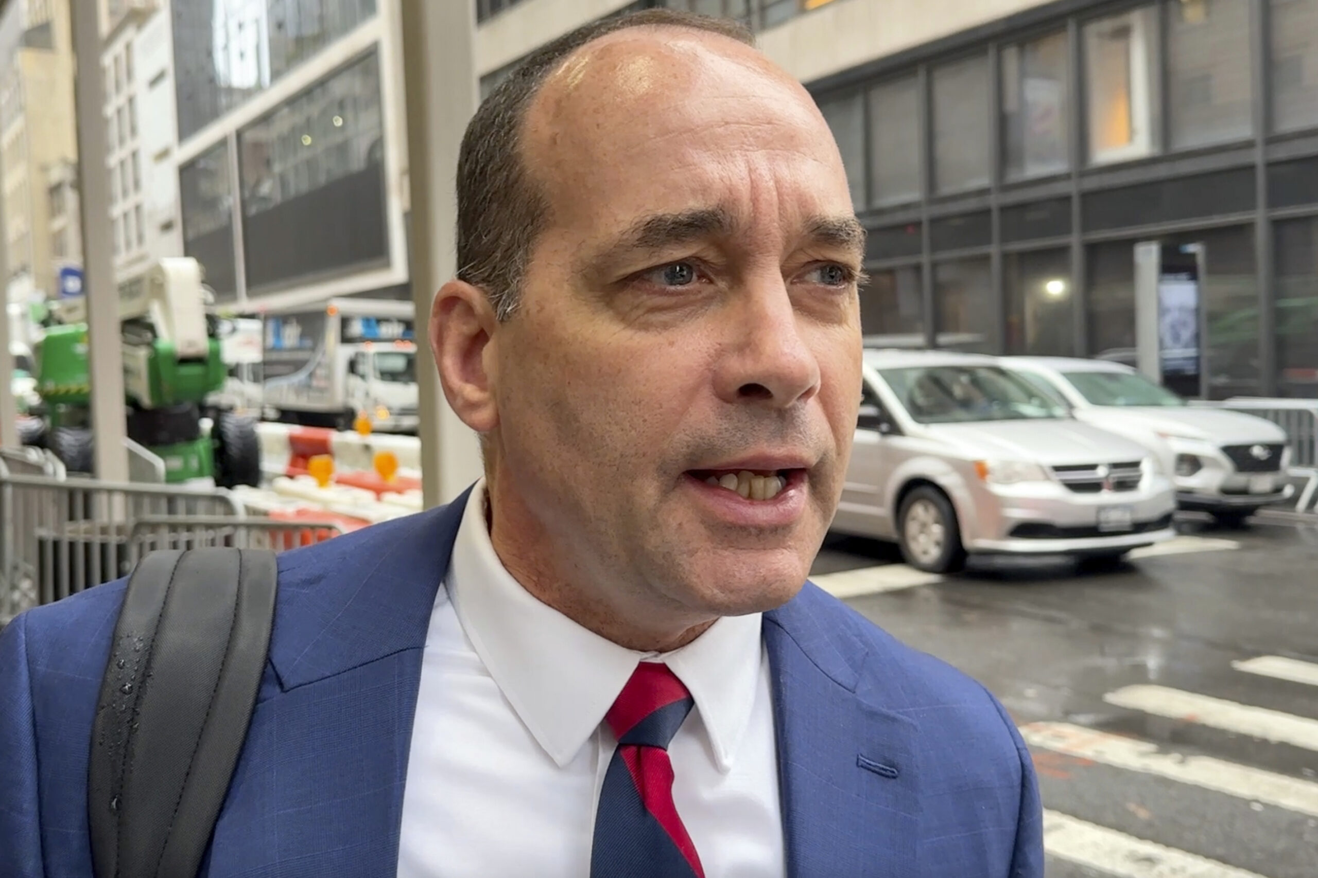 Bob Good appears alongside GOP challenger outside Trump trial during bruising primary