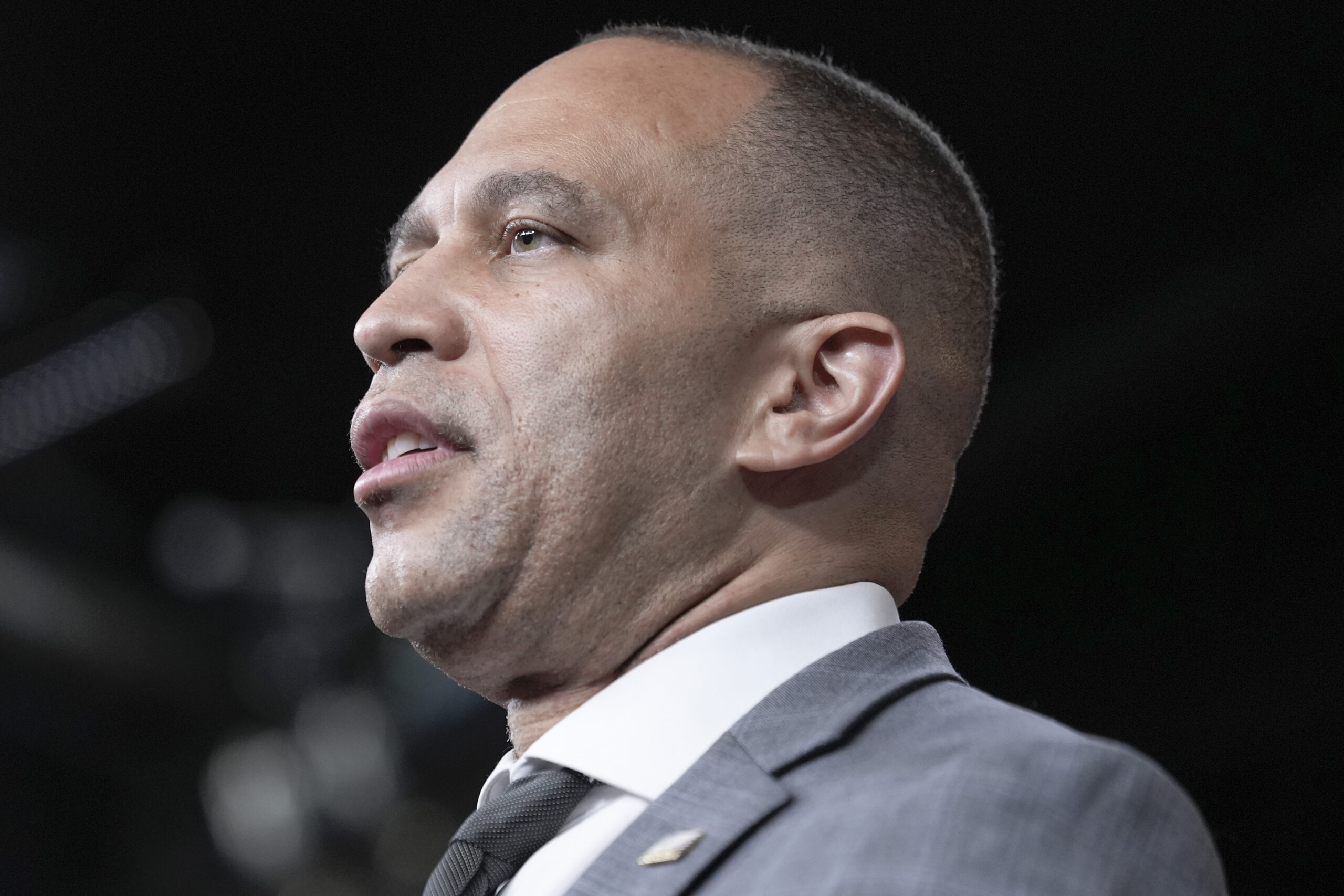 Jeffries stands by Biden as House Democrats jump ship