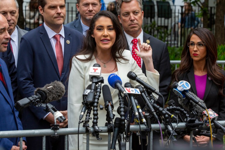 House Republicans miss vote on Israel resolution after traveling to Trump’s trial