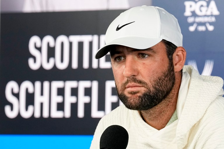 Scheffler detained by police at PGA Championship for not following orders after traffic fatality