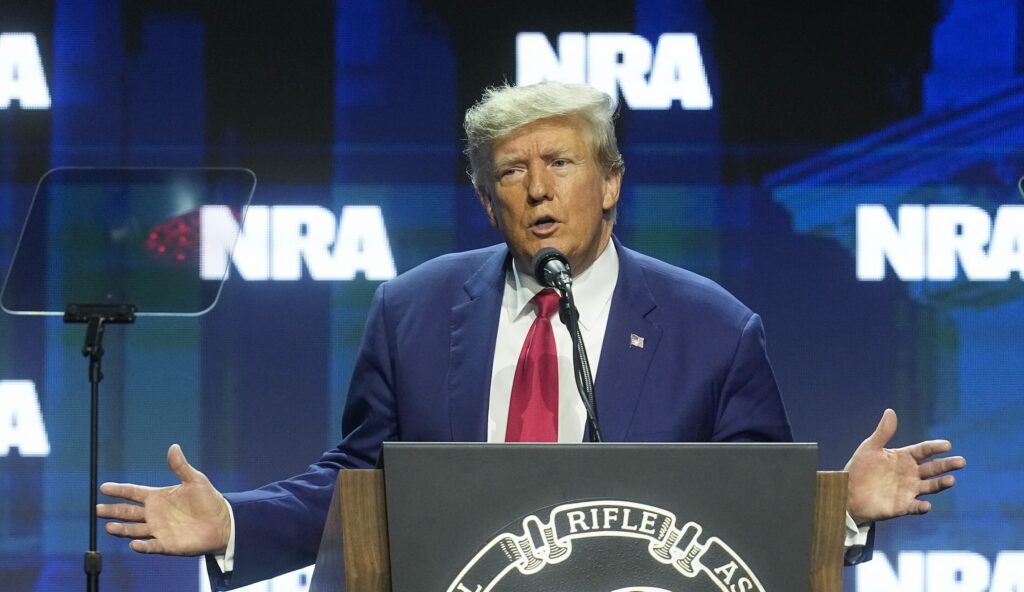 Live Now: Trump Addresses NRA Annual Meeting in Dallas