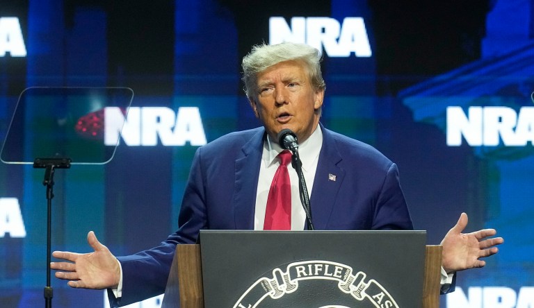 WATCH LIVE: Trump speaks at annual NRA meeting in Dallas