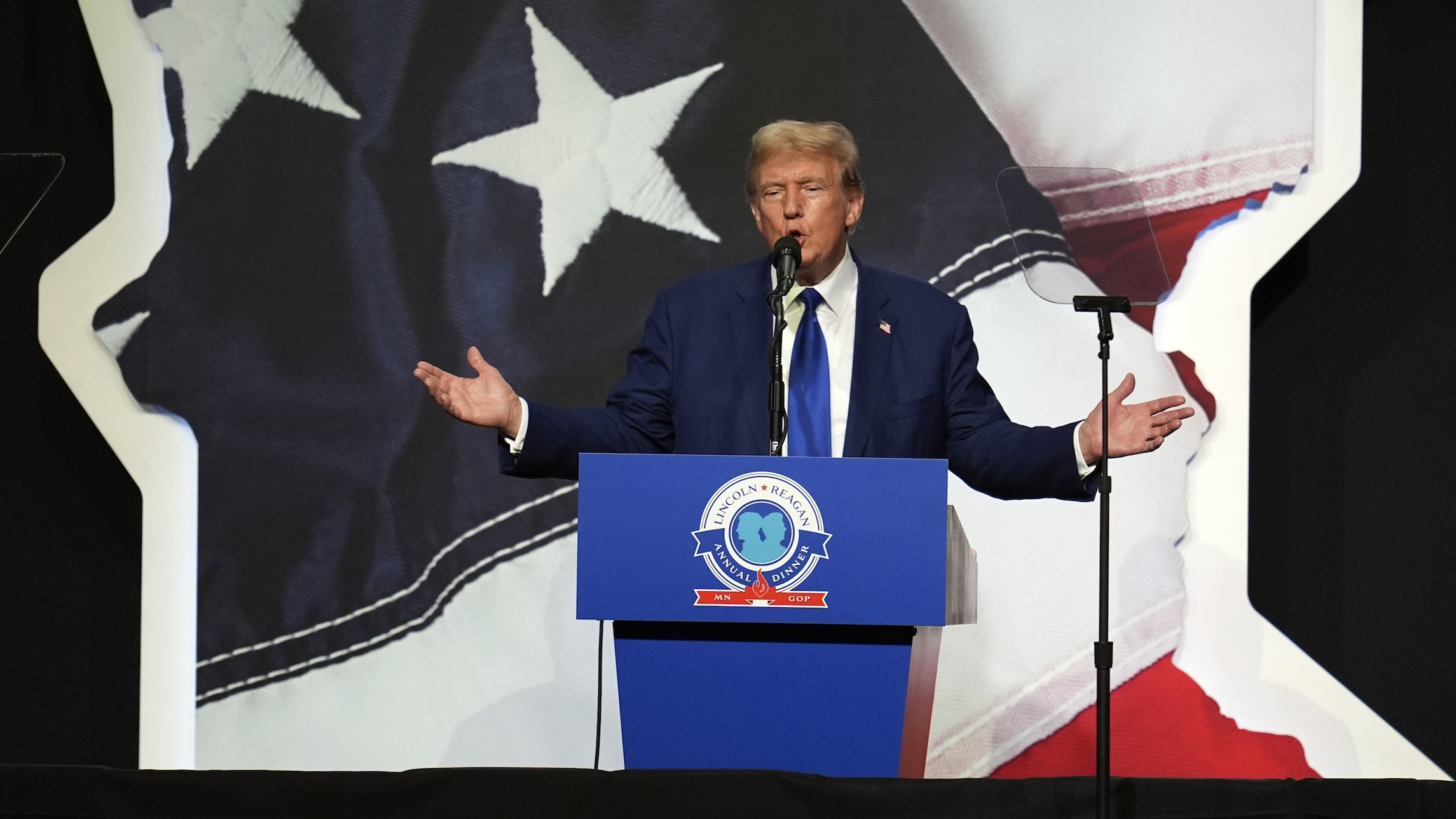 Trump tells Minnesota he’s going to win there four years after vowing to never come back to the state