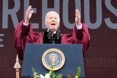 Biden invokes race in speech at Morehouse College graduation