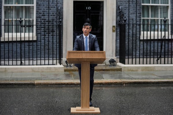 Drenched by rain, Rishi Sunak calls for UK general election on July 4