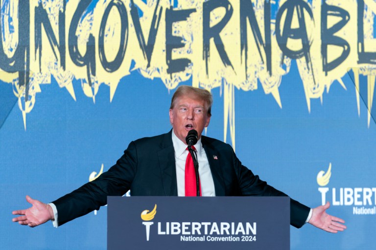 Trump’s hand of friendship bit by members of Libertarian Party