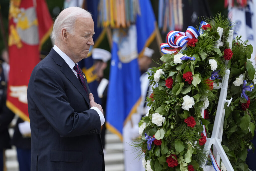 Biden honors Memorial Day in Arlington, reflecting on his son’s demise