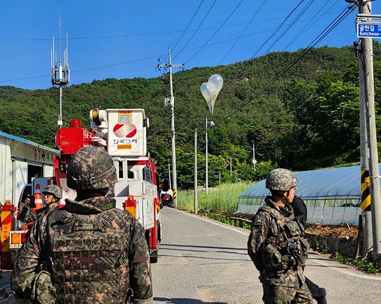 North Korea sends dirty balloons to South Korea in retaliation
