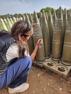 Nikki Haley faces outrage after writing ‘Finish them!’ on Israeli artillery shell