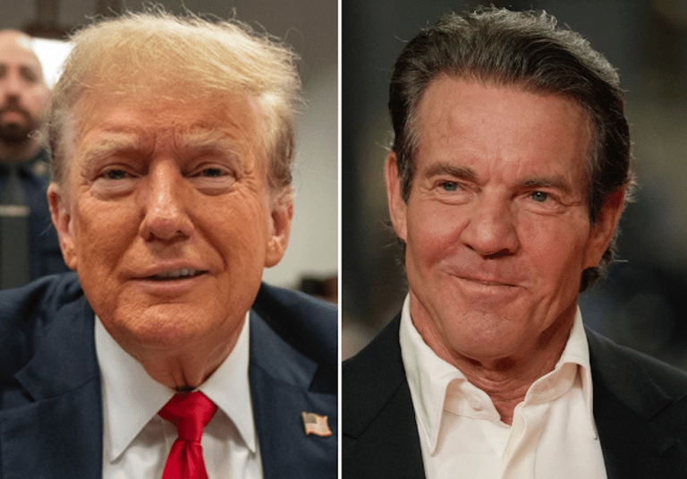 Dennis Quaid says he’ll vote for Trump after ‘weaponization of our justice system’