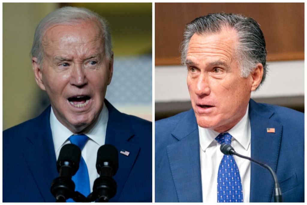 Romney says Biden made ‘enormous error’ in not pardoning Trump