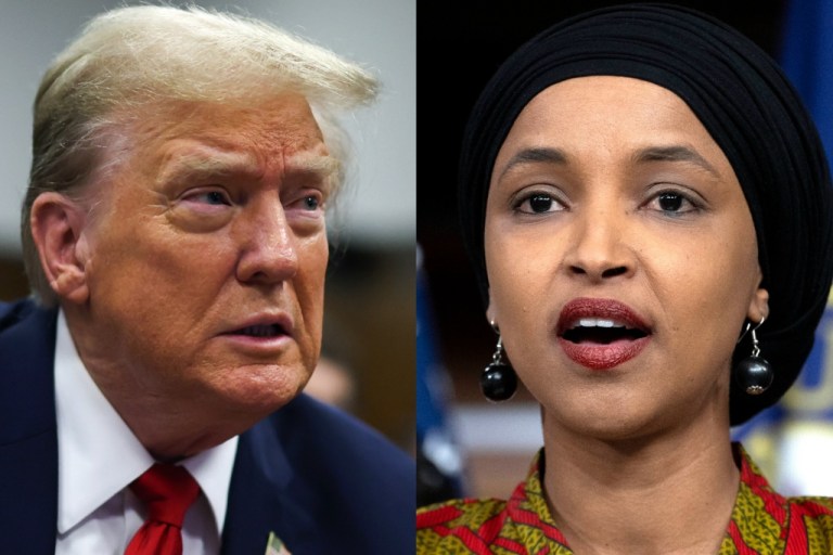 Trump says Ilhan Omar hates Jewish people and Israel at levels ‘rarely seen before’
