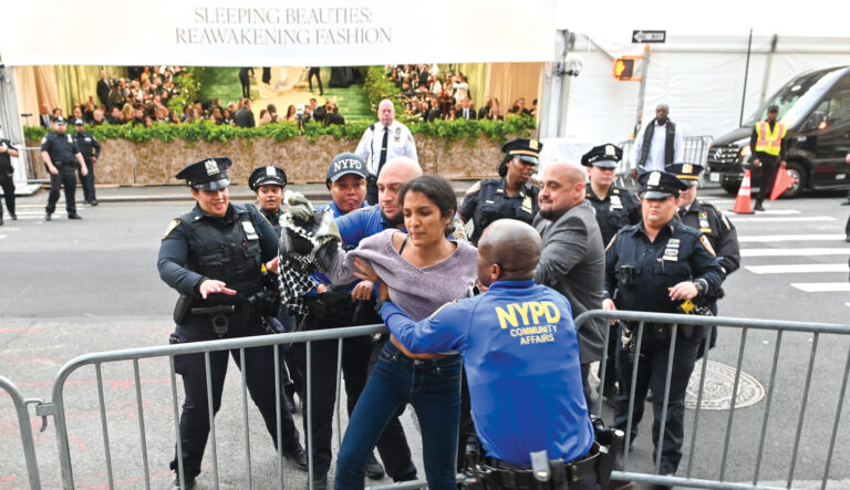 NYPD protects Met Gala from anti-Israel mob
