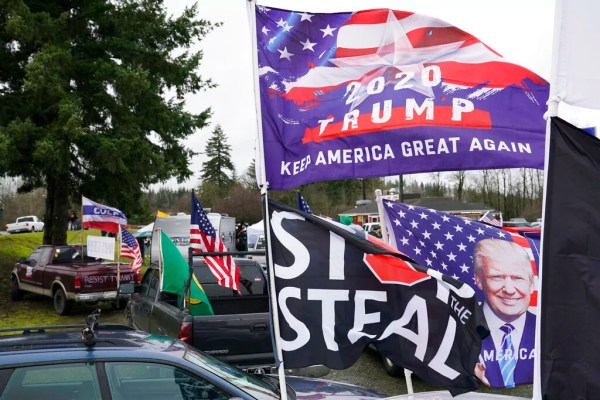 Trump beats Biden on question of trust to handle ‘threats to democracy’