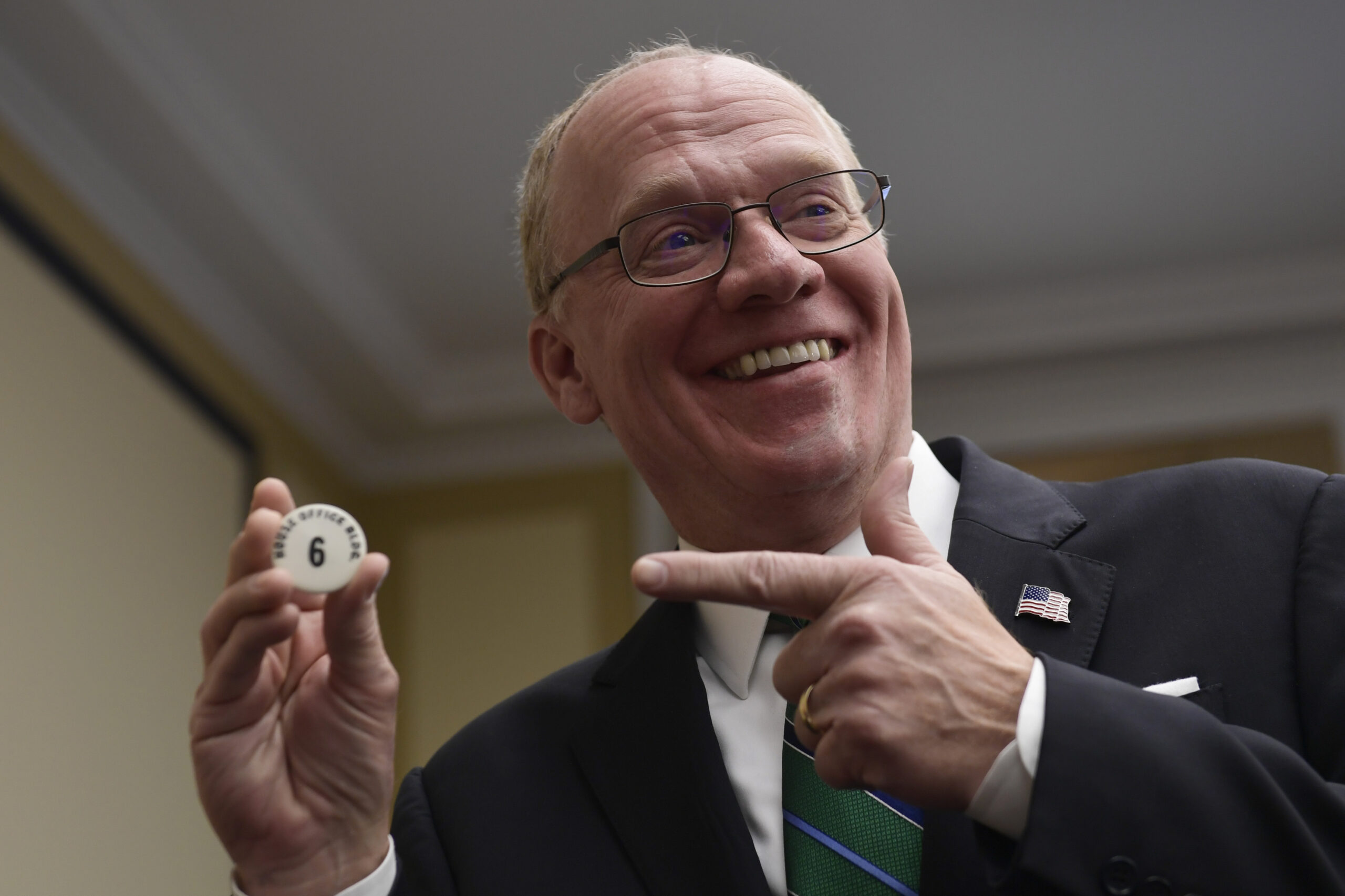 Congressman’s son steals the show as father speaks at House podium
