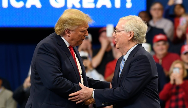 Schumer says McConnell lacked ‘courage’ to skip meeting with Trump