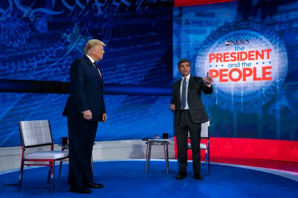 Liberal Media Scream: Stephanopoulos anti-Trump spin, condescendingly Clintonesque