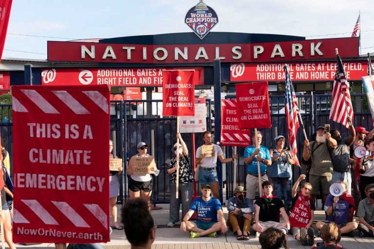 Climate change protesters vow to disrupt Congressional Baseball Game