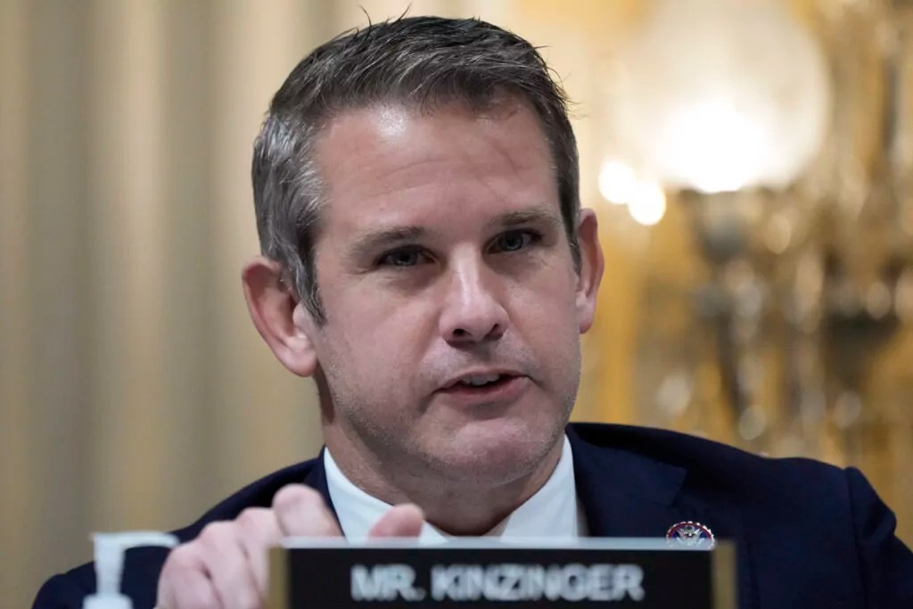 Adam Kinzinger describes Trump as having a ‘broken’ brain and labels Biden as ‘low energy