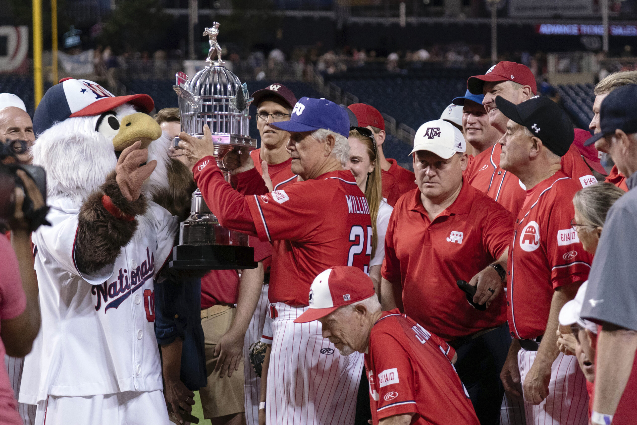 Republicans rout Democrats 31-11 for fourth straight Congressional Baseball Game win
