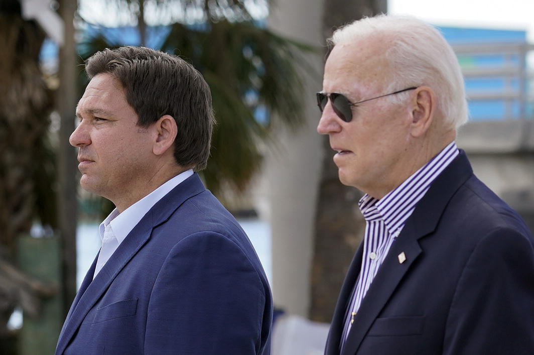 Biden relegates Harris back to children’s table after she tries to pick a fight with DeSantis