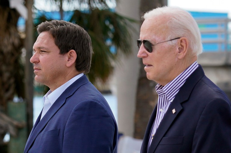 Biden relegates Harris back to children’s table after she tries to pick a fight with DeSantis